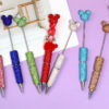 Wholesale Fully rhinestone clay pen, Mickey Mouse glass rhinestone beaded pen