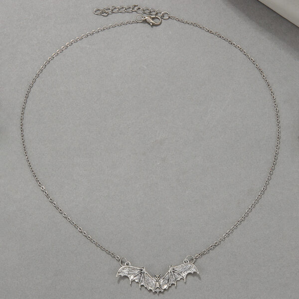 oly-e4755611a752e2b684d2d239255adb8d Wholesale European and American Popular Punk Black Bat Necklace Halloween Exaggerated Hip-Hop Clavicle Chain Personalized Simple Jewelry for Women