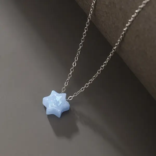 Wholesale 304 Stainless Steel Plastic XUPING Simple Style Hexagram Cross Pendant Necklace