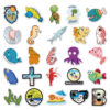 Wholesale 100 sheets of non-repetitive cartoon marine biological cross-border laptop luggage scooter decorative stickers