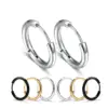 Wholesale 1 Piece Simple Style Geometric Plating Stainless Steel Earrings