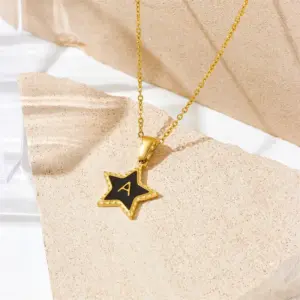 A Letter Gold Necklace