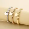 Wholesale PVD Coated 18K Gold Plated Heart Titanium Steel Fashion Waterproof Non Tarnish Bracelets