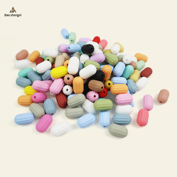 oly-e4a3f0dbfd343dde68ab2f6f25c68f7e Wholesale Silicone Single Color Loose Bead DIY Bead Pen