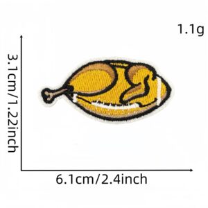 Autumn turkey pastoral cloth sticker 3#