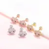 Wholesale Ear Cartilage Rings & Studs Animal Brass Gem