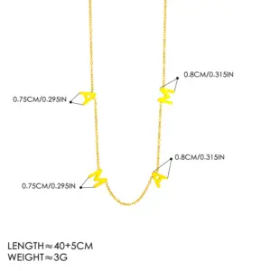 Gold Sectional Necklace