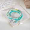 Wholesale Cross-border Bohemian Ocean Shell Turtle Fish Tail Rice Bead Bracelet 3-piece Set Small Fresh Beaded Sweet Necklace