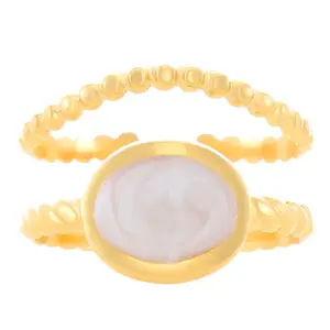 09 18K Real Gold Flat Beads Z-077