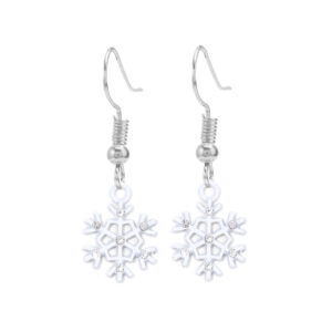 17. white snowflake earrings 4