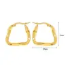 Wholesale 1 Pair Basic Simple Style Classic Style U Shape Geometric Round Plating Titanium Steel Earrings