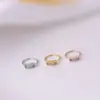 Fashion Geometric Copper Plating Zircon Nose Ring Nose Pin