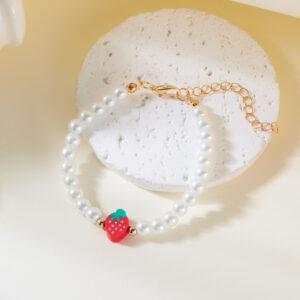 Red strawberry bracelet