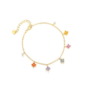 L821-gold color / 925 silver