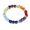 Wholesale Ethnic Style Geometric Alloy Natural Stone Beaded Bracelets