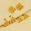 Wholesale 1 Pair Elegant Solid Color Plating Stainless Steel Titanium Steel 18K Gold Plated Ear Studs
