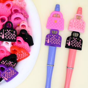 Wholesale [Hongzhou] Bags, cross-border food-grade silicone round beads, baby teethers, DIY jewelry, loose beads, in stock, wholesale.