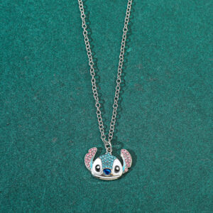 Wholesale Cute Cartoon Rhinestone Drop Necklace
