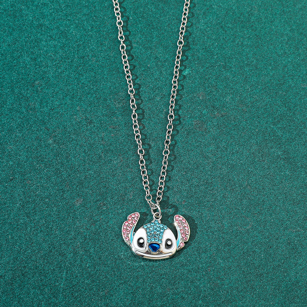 Wholesale Cute Cartoon Rhinestone op Necklace