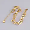 Wholesale Heart 304 Stainless Steel Titanium Steel Waterproof Non Tarnish No Inlaid PVD Coated Real Gold Plated 18K Gold Women'S Anklet