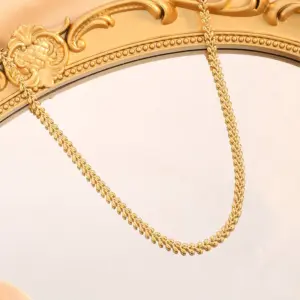 81167 Wheat Spike Necklace / Gold