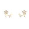 Wholesale Copper Zircon Animal Flower Earrings Creative Angel Wings Love Five-pointed Star Pendant Zircon Earrings Earrings Women