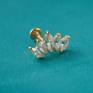 #9 Gold / Rod Thickness * Rod Length 1.2x8mm