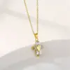 Wholesale Water Plating Vacuum Real Gold Plated 18K Sun Heart Shape Whale 304 Stainless Steel Titanium INS Style Waterproof Non Tarnish 201 Pendant Necklace