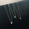 Wholesale New Copper Dripping Oil Eye Pendant Female Gold-plated Necklace Turkish Devil Eye Necklace Cross-border Wholesale
