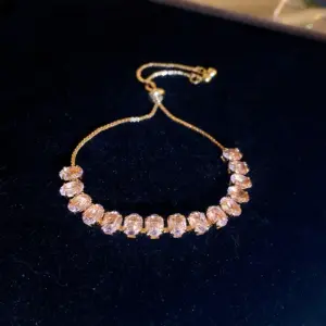 3# Bracelet-Pink Oval