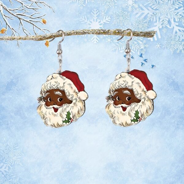 oly-e57a5a927e36316791ad055f67efa422 Wholesale Cute Santa Claus Acrylic Pendant Earrings