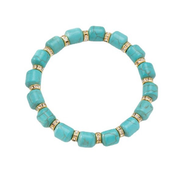 Wholesale Amazon Hot Selling Bohemian Bracelet Creative Turquoise Beaded Jewelry European and American Style Bracelet