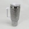 Wholesale New Solid Color Sticker 40oz Thermos Cup Portable Portable Vacuum Ice Cup Large Capacity Car Cup with Straw