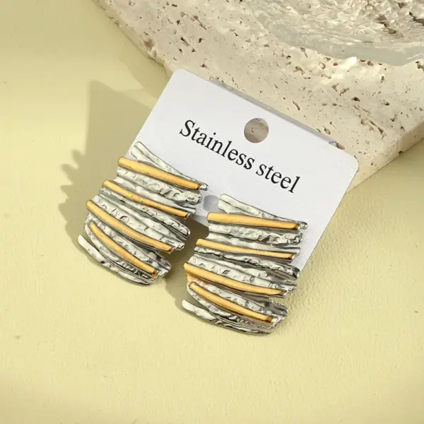 Wholesale PVD Coated Real Gold Plated 18K Gold Starfish Coral Shell 304 Stainless Steel Casual Elegant Vintage Style Waterproof Non Tarnish Earrings