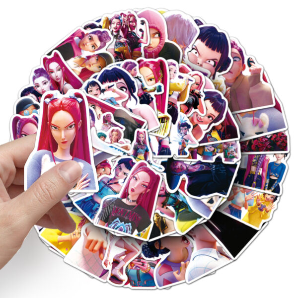 Wholesale 50pcs/pack Animated Movie Waterproof Decorative Notebook Stickers OLY Exclusive