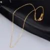 Wholesale PVD Coated Real Gold Plated 18K Gold Heart 304 Stainless Steel Titanium Steel Fashion Waterproof Non Tarnish 304 Stainless Steel Titanium Steel Necklace