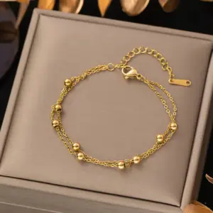 Double Layer Ball Bead Chain S002