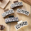 Wholesale large square cow hair hairpin hair volume shark Hair Clips