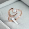oly-e5b2edbe66ecd3aac7465a0ef8b01e00 Wholesale Creative Ins Cold Style Trendy Women's Ring Moon Sun Opening Adjustable Moonstone Ring Elegant Jewelry