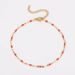 Red / Lip chain