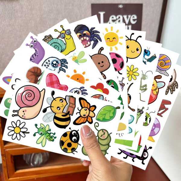 Wholesale New Children's Cartoon Insect Tattoo Stickers Cute Fun Waterproof Party Party Gift Temporary Stickers