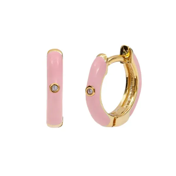 Wholesale 1 Pair Simple Style Geometric Copper Earrings
