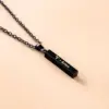 Wholesale 12 Constellation Stainless Steel Ing Pillar Necklace