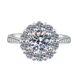 round Bag Full Diamond Ring Tjz1160 / Adjustable Opening