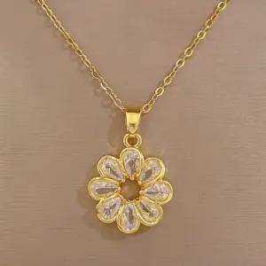 D133 Necklace [Titanium Steel Chain Copper Pendant]]