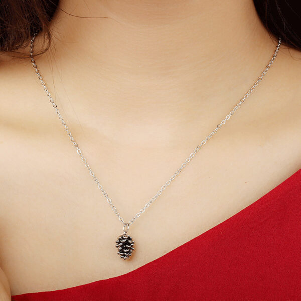 Wholesale Vintage Pinecone Plant Specimen Necklace