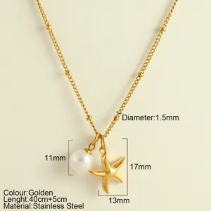 Imitation Pearl Starfish