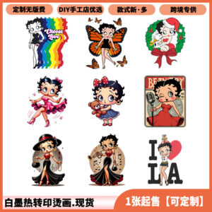 Wholesale heat transfer white ink hot stamping stickers OLY Exclusive