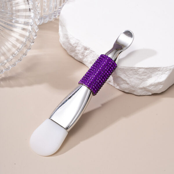 Wholesale Cross-border explosions mask brush silicone film rod soft hair facial beauty tools wholesale double head with scoop mud film brush