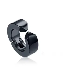 4*9 Black Flat Ear Clip Black One